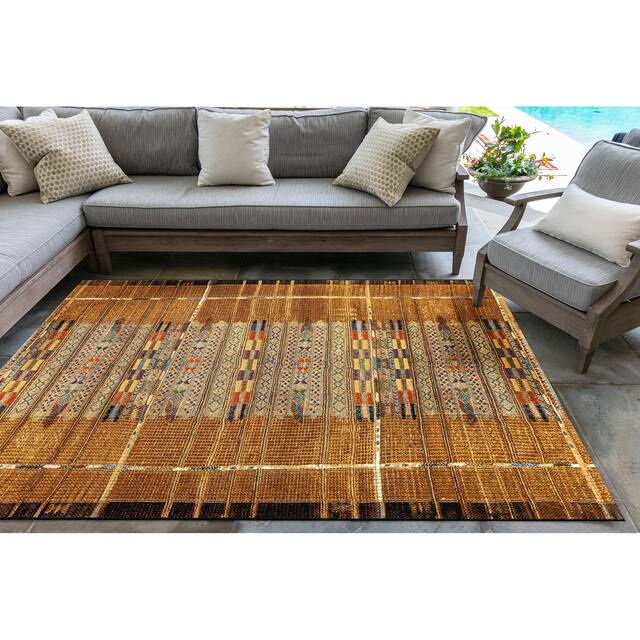 Liora Manne Marina Tribal Stripe Indoor/Outdoor Rug