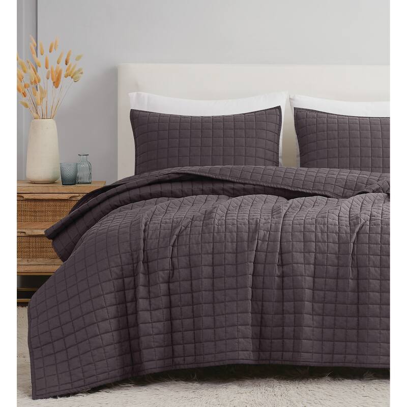 Brooklyn Loom Flax Linen Quilt Set
