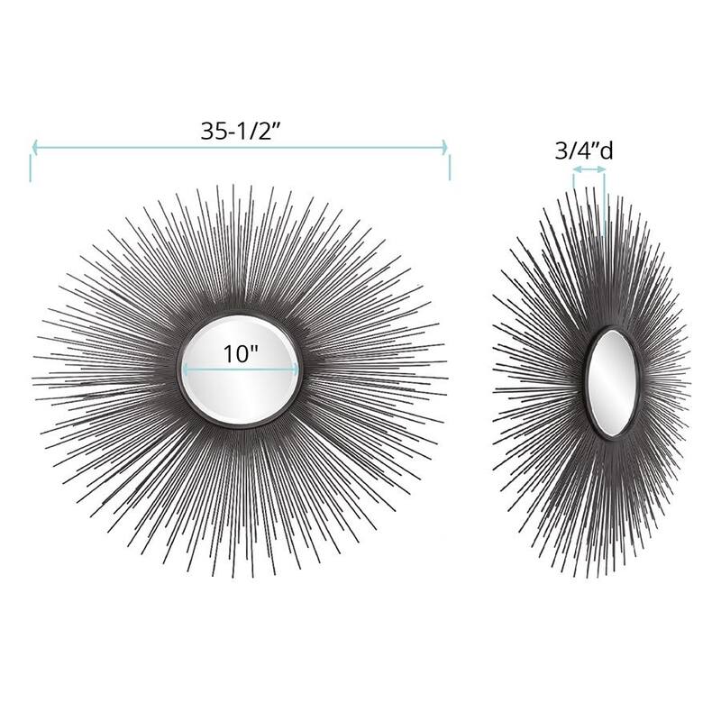Helios Sunburst Mirror - 35.5H X 35.5W X 3/4D