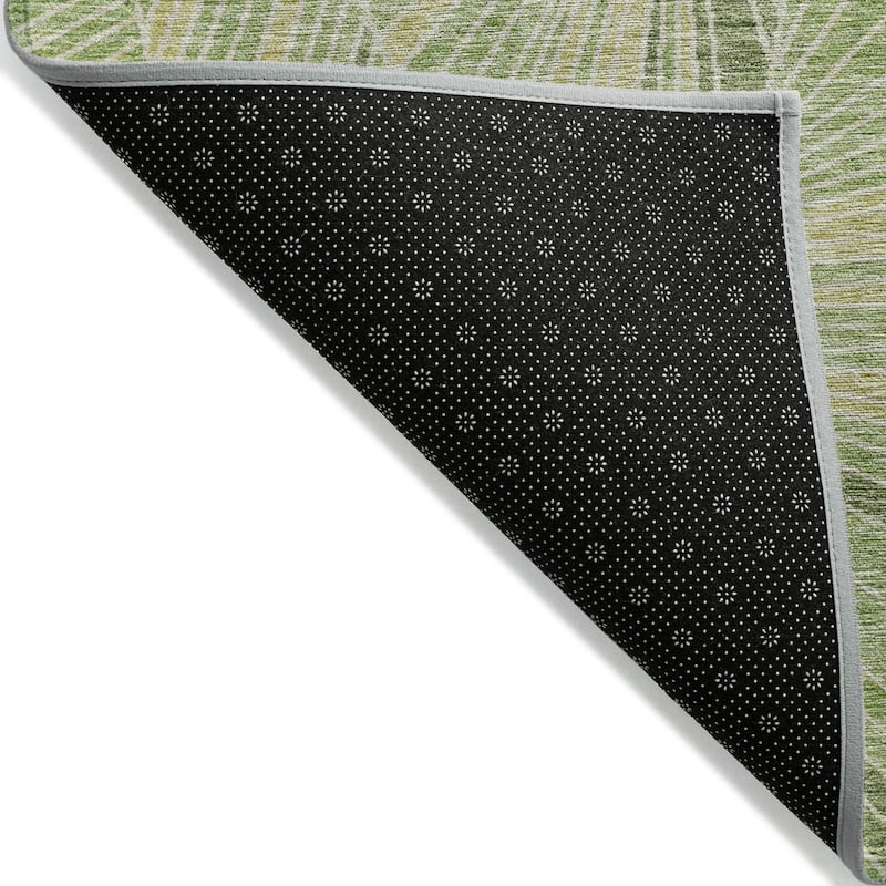 Machine Washable Indoor/ Outdoor Chantille Modern Mosaic Rug