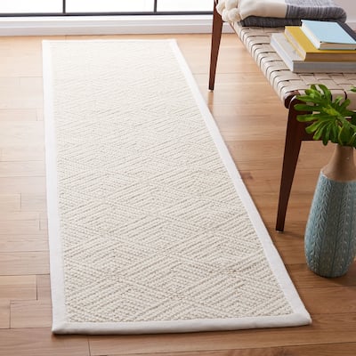 SAFAVIEH Handmade Flatweave Natural Fiber Ernesta Wool/ Jute Rug