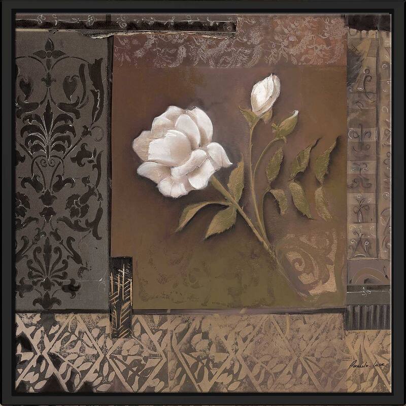 "Rose Tapestry II" Print on Floating Canvas