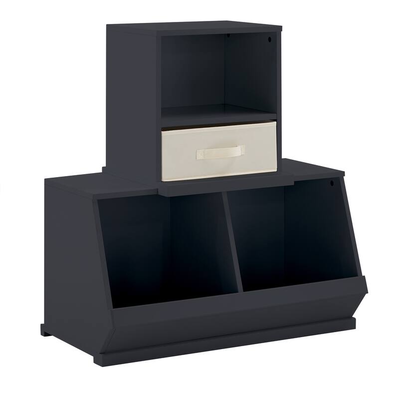 Riley Modular Stacking Storage Bins by iNSPIRE Q Junior