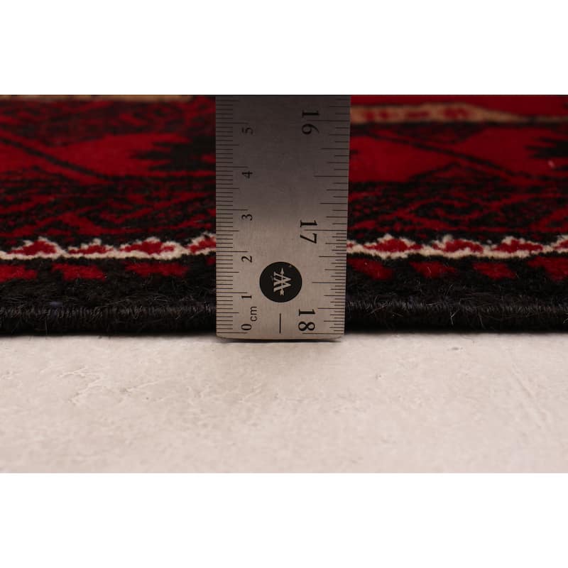 ECARPETGALLERY Hand-knotted Royal Baluch Tan Wool Rug - 3'0 x 6'4