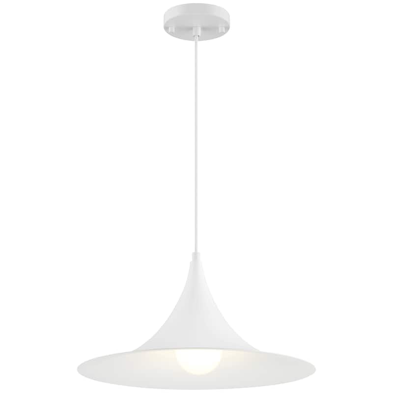 Access Lighting Costa LED Pendant - Replaceable LED - 15.75" Dia - White