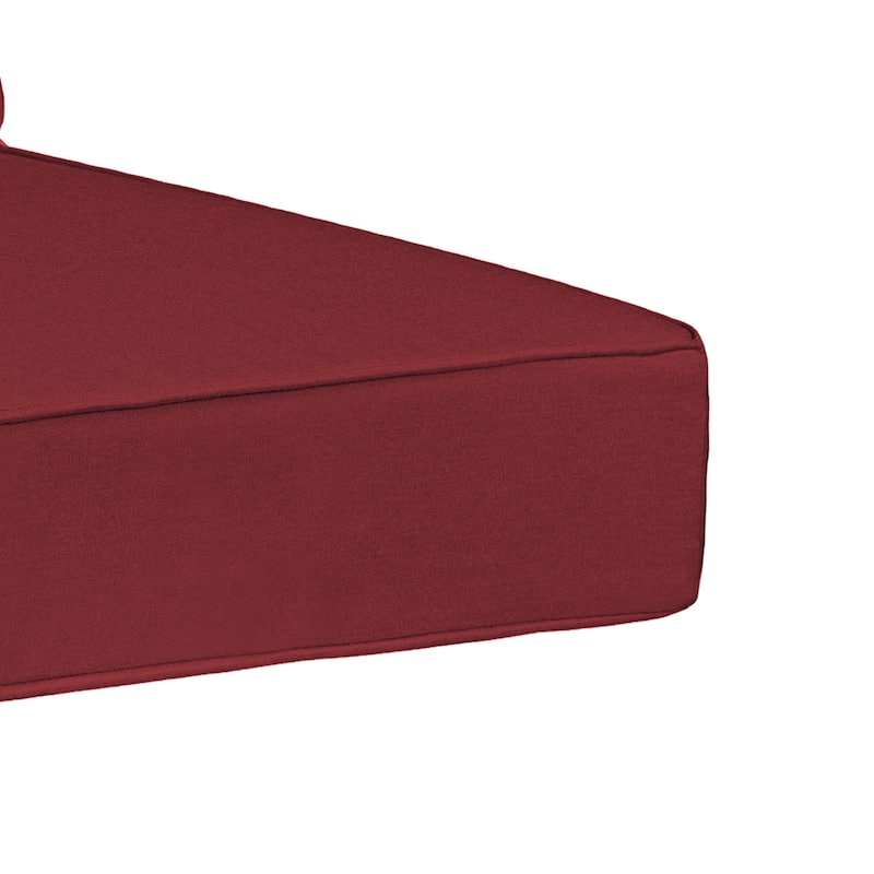 Sunbrella Fabric Outdoor Chair Seat Cushion Set