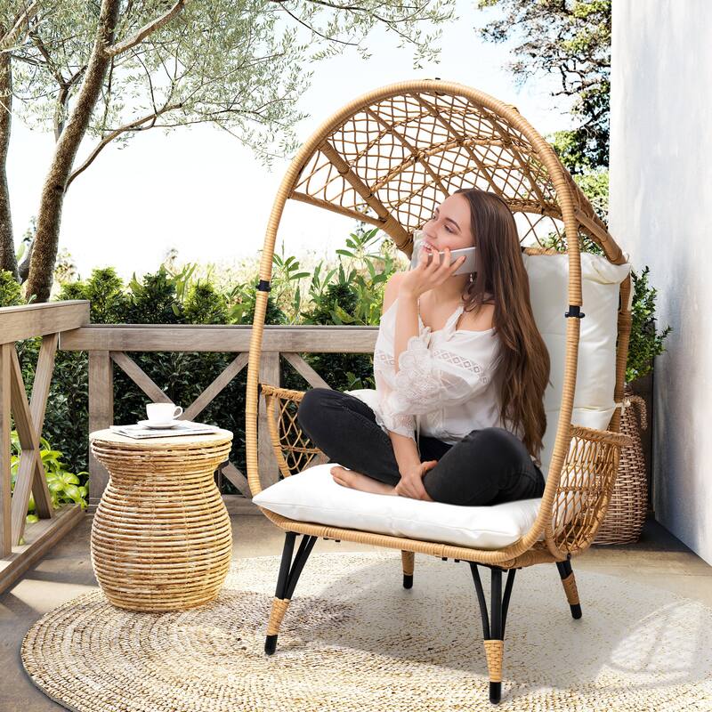 Outdoor Aluminum Dining Chairs Modern Stackable Armchairs