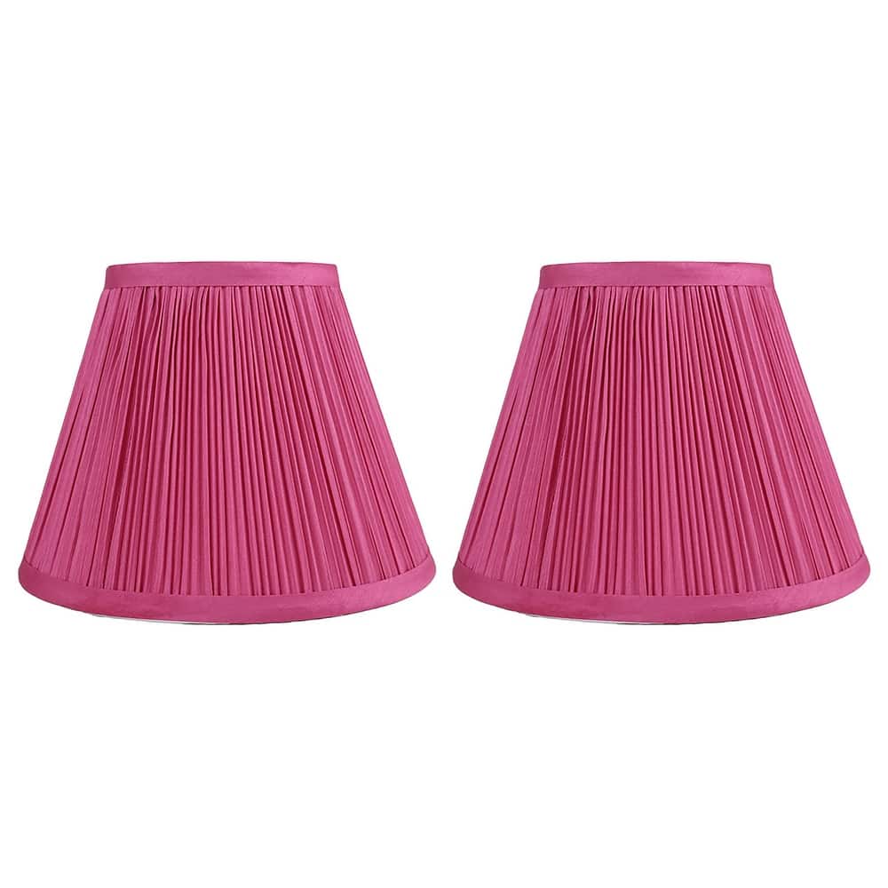 Softback Mushroom Pleated Lamp Shade, 5 inch Top, 9 inch Bottom, 7 inch Slant