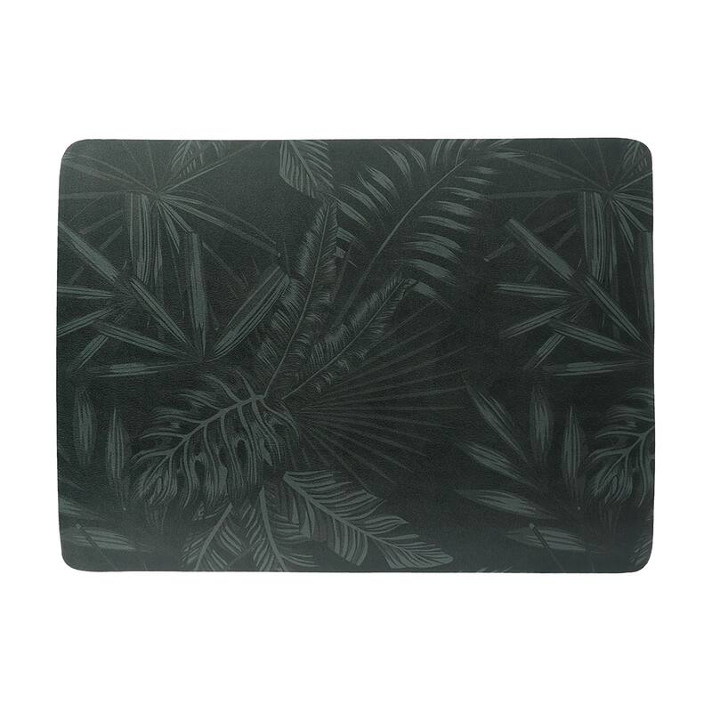 Decorative Bath Mat 24x18 Ultra Absorbent Quick Dry Rug - Tropical Night