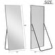 preview thumbnail 169 of 167, Dovelina Modern Full Length Floor Mirror - Freestanding Vanity Mirror for Bathroom or Living Space
