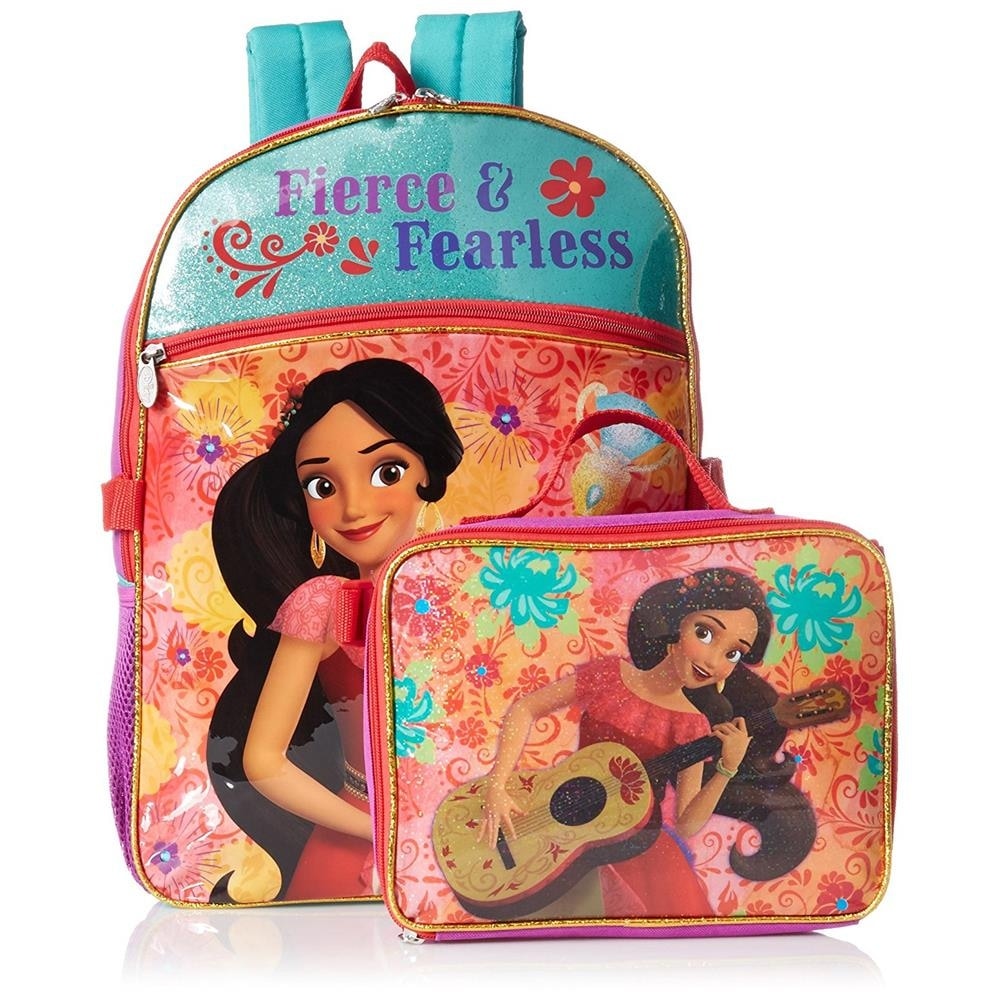 little girl backpack and lunch boxes