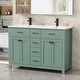 preview thumbnail 105 of 143, Modern Bathroom Vanity with Sink & Faucet Storage Cabinet Set
