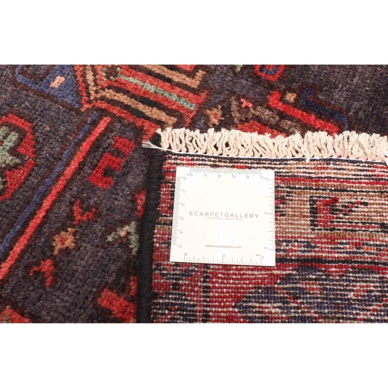 ECARPETGALLERY Hand-knotted Andelz Dark Navy Wool Rug - 2'7 x 6'3