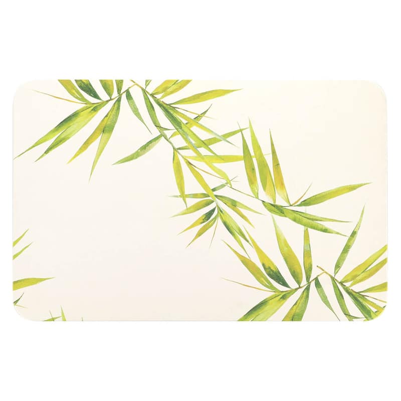 Stone Natural Diatomite Bath Mat Ultra-Absorbent Quick-Dry - BAMBOO