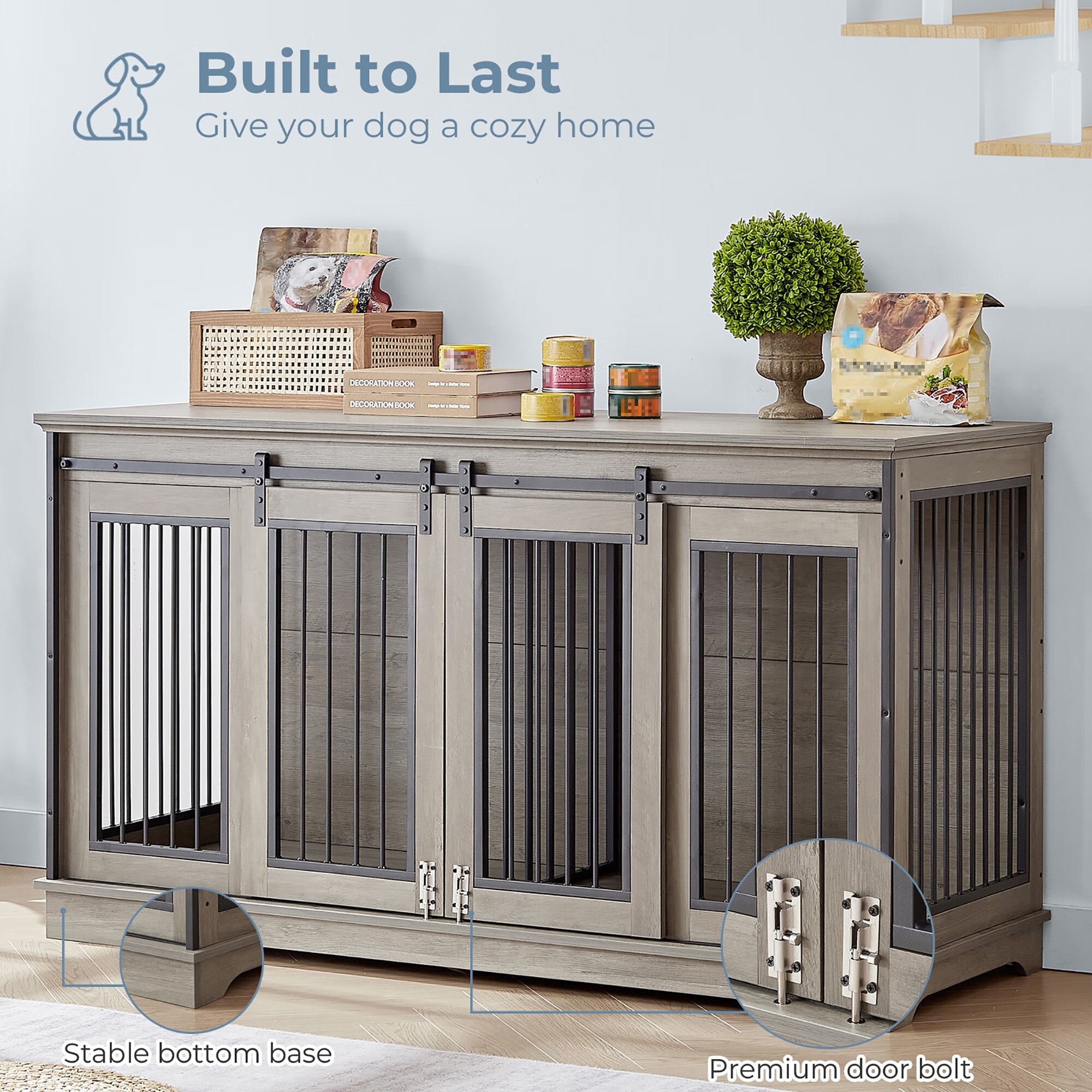 Dog crate tv stand hotsell