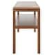 preview thumbnail 10 of 20, SAFAVIEH Home Collection Omara 2 Tier Console Table - 53" W x 17" D x 30" H