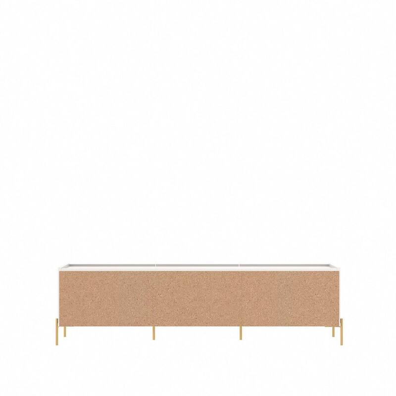 Manhattan Comfort Jasper 86.69 In. Media Cabinet Console