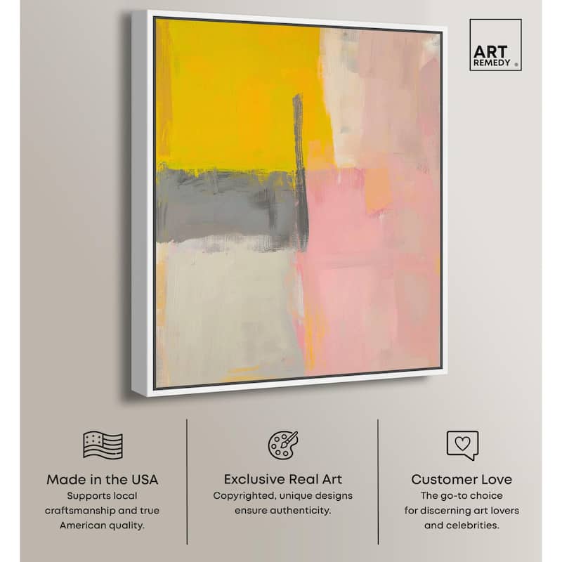 Tangerine Blush II Canvas by Art Remedy