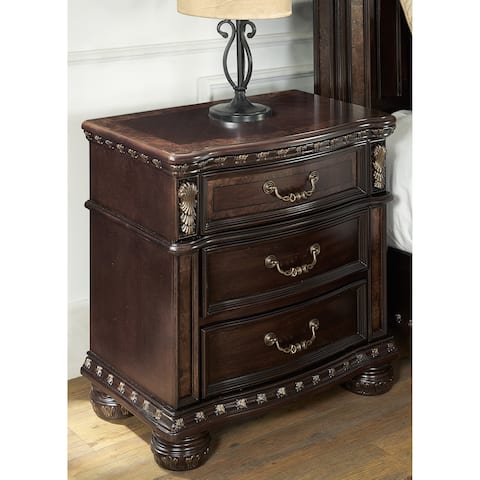 Manchester Traditional 3-drawer Nightstand by Greyson Living