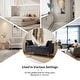 preview thumbnail 27 of 43, Angelus Modern 56''W Upholstered Flip Top Storage Bench withTwo Pillows and Arms by HULALA HOME