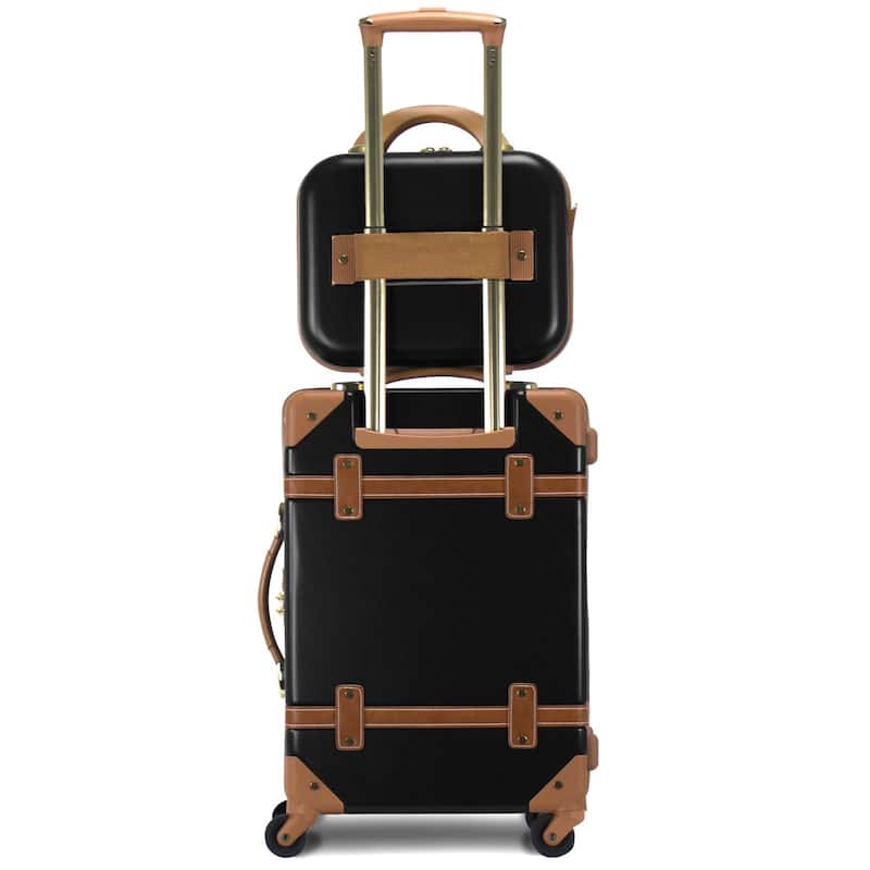 World Traveler VentureX 2-Pc Spinner Vintage Style Luggage