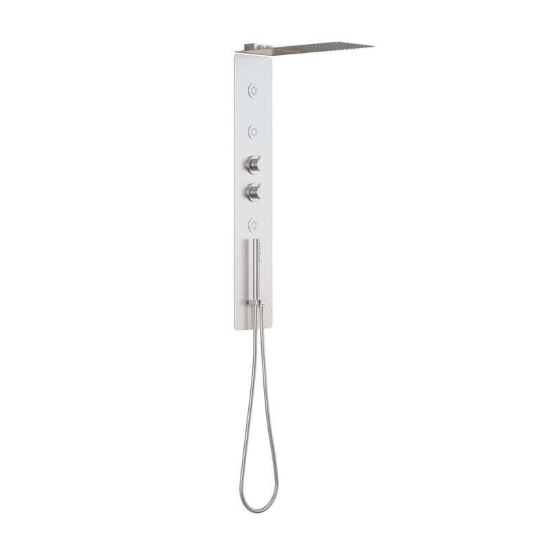 4-Function 39 in. Shower Full Body Shower Panel System with Rainfall Shower head,Body Jets And Hand Shower(Valve Included)