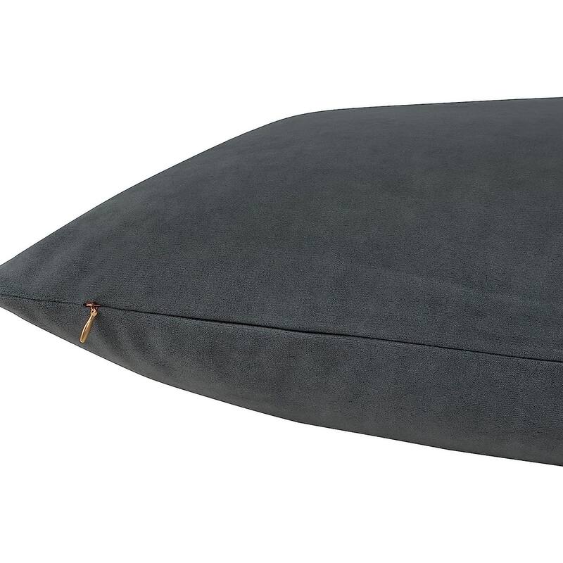 Delara Pack of 1 Velvet Decorative Throw Pillow Cover 20x20 Inches, Cushion Cover, Soft and Breathable Fabric, Hidden Zipper