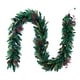 preview thumbnail 6 of 5, 9' Traditional Woodland Berry Garland w/Incandescent Clear Light Plug
