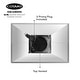 preview thumbnail 9 of 9, Cosmo 36 in. Ducted Island Mount Range Hood in Stainless Steel with LED Lighting, Permanent Filters