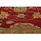 preview thumbnail 9 of 8, Hand Knotted Authentic Tufenkian Ruby Red Wool Oriental Area Rug(8x10) - 8' x 10'