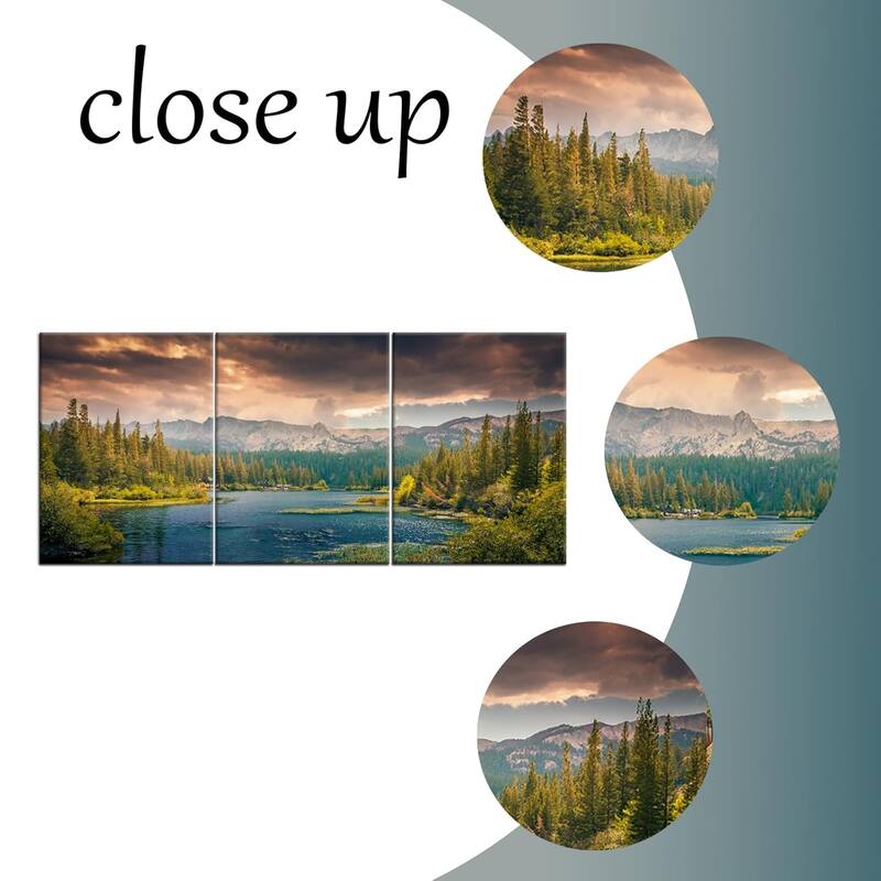 Lake Landscape Canvas Wall Art