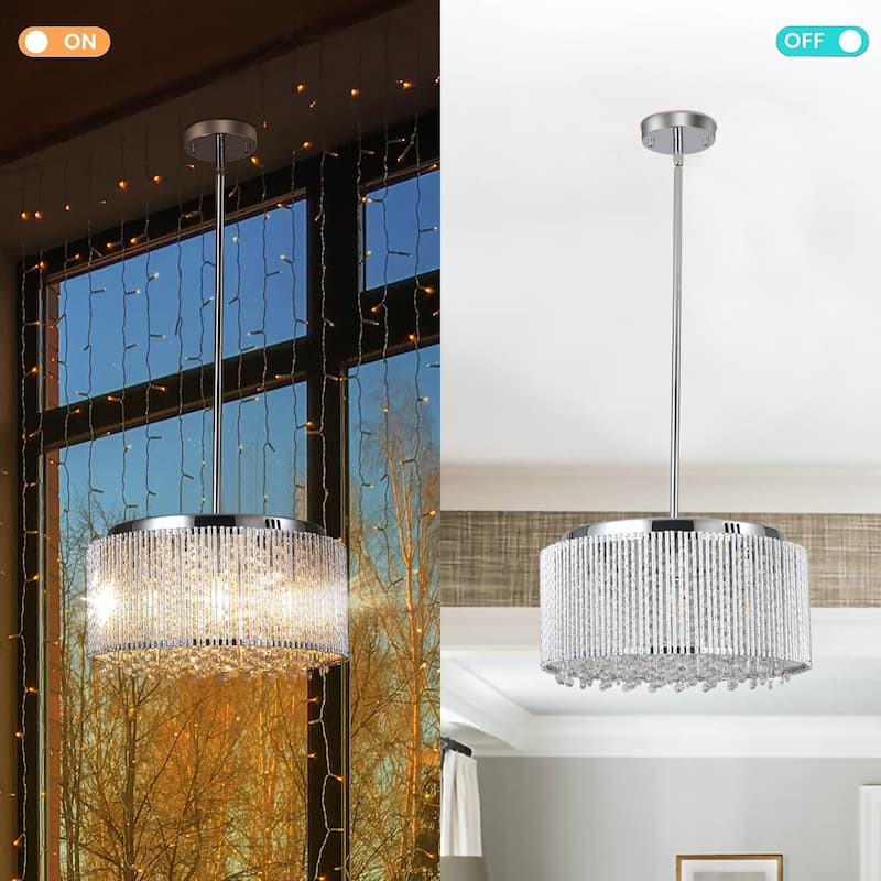 Crystal chandelier- don't have bulb