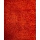 preview thumbnail 4 of 7, Overton Hand Knotted Wool Vintage Inspired Modern Contemporary Overdyed Orange Runner Rug - 2' 7" x 23' 9"