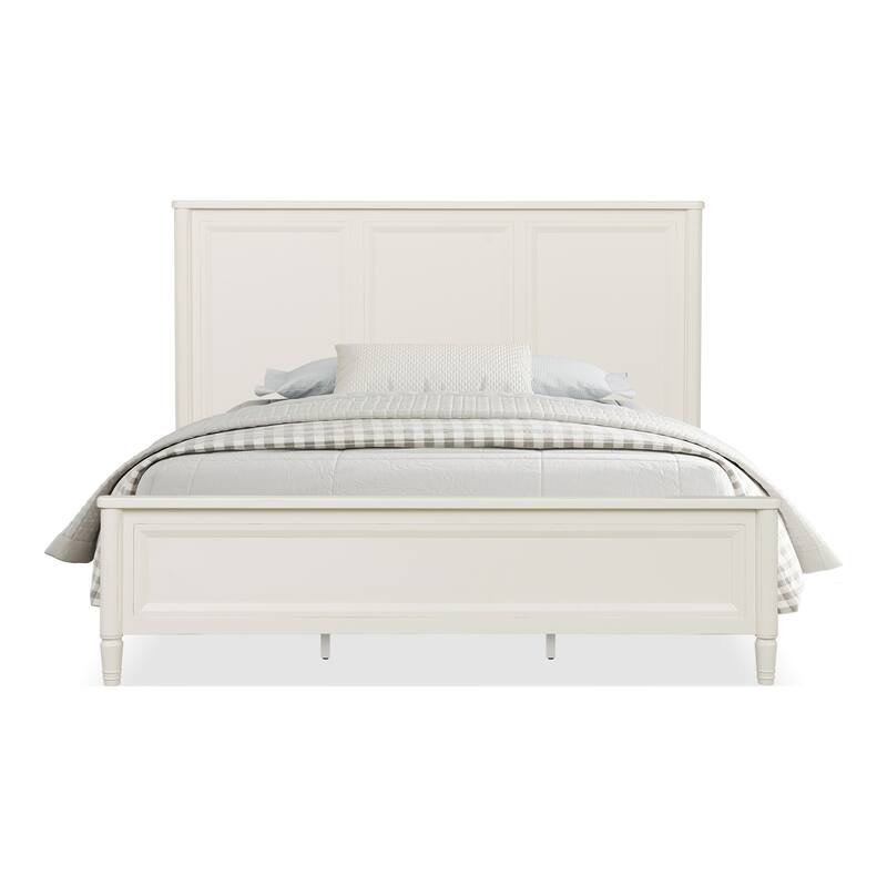 Furniture of America Arlena Classic Modern Solid Wood Panel Bed
