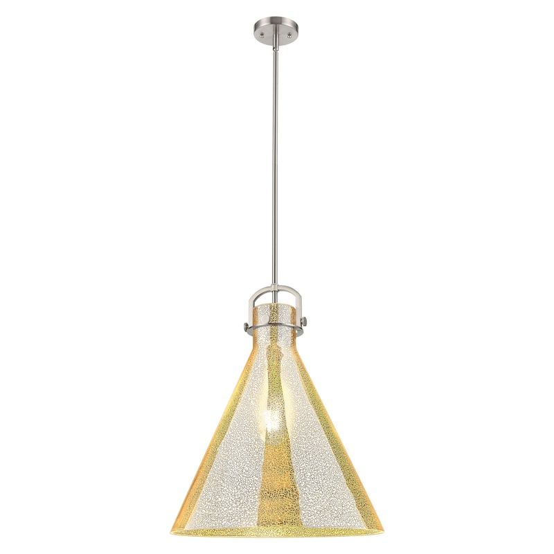 Innovations Lighting 410-1SL-G411-18ME Newton Cone 18" Wide Pendant