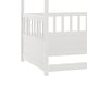 preview thumbnail 13 of 13, Twin Canopy Floor Bed with 21.45" Rails, Curtain Ready
