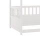 preview thumbnail 13 of 13, Twin Size Superior Quality Canopy Bed Frame w/ Guardrails Floor Bed