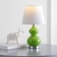 preview thumbnail 1 of 1, SAFAVIEH Kids Lighting 19-inch Eva Green Double Gourd Mini Table Lamp - 10"x10"x18.8"