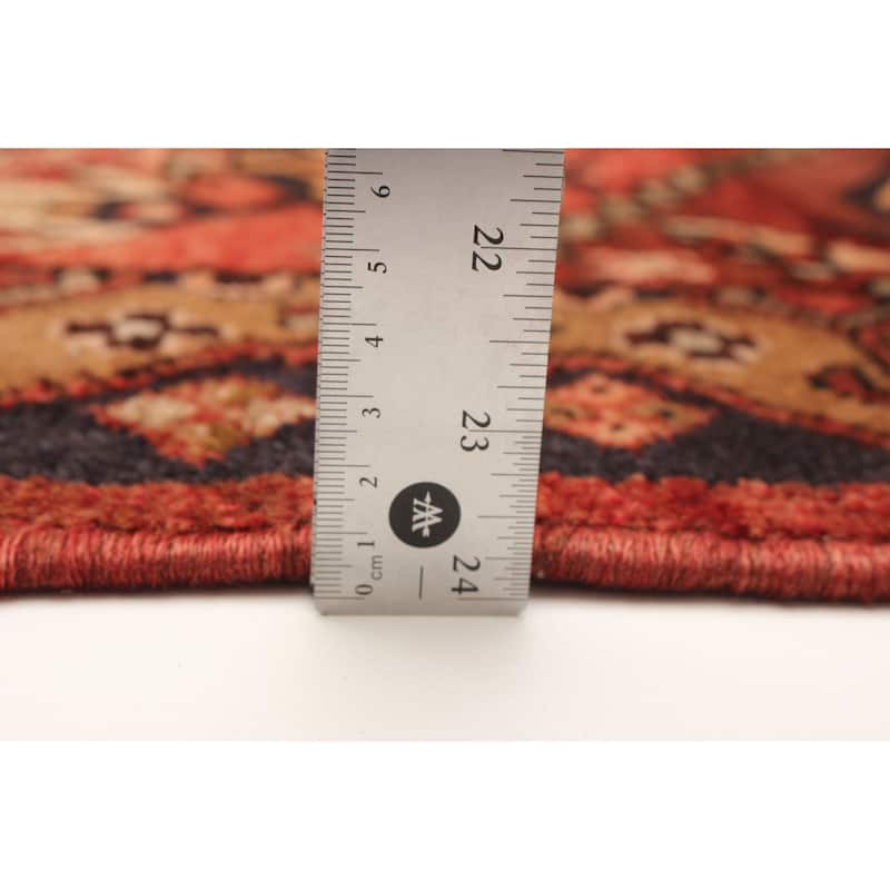 ECARPETGALLERY Hand-knotted Anadol Red Wool Rug - 3'5 x 9'7