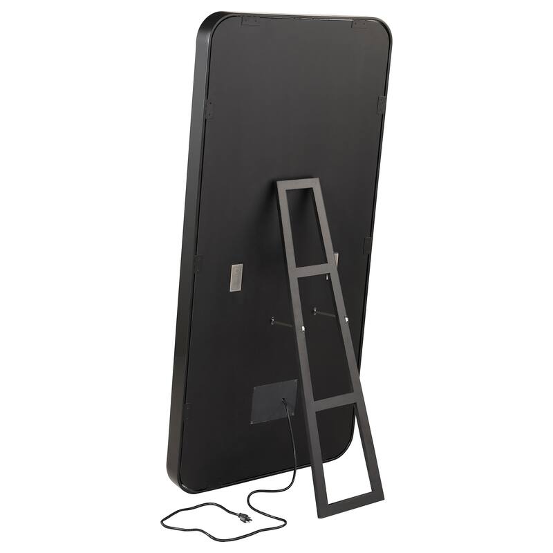 Glendora 32 X 71 Inch Led Standing Mirror Bt Speakers