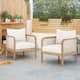 Option Set of 2+Light Teak Finish