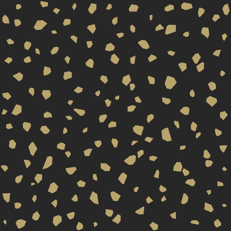 ESTA Home Confetti Black Terrazzo Wallpaper - Black