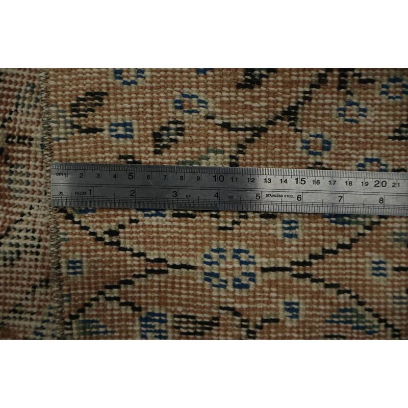 Hand Knotted Oriental 100% Wool Carpet Transitional All-Over Oranges & Rust Anatolian Area Rug - 8' 1'' X 5' 2''