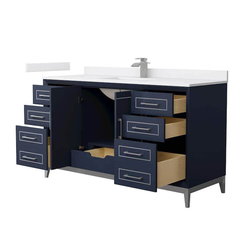 Wyndham Collection WCH515160S-VCA-UNSMXX Marlena 60" Free Standing