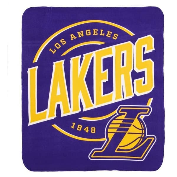 NBA Los Angeles Lakers Campaign Fleece Throw Bed Bath Beyond