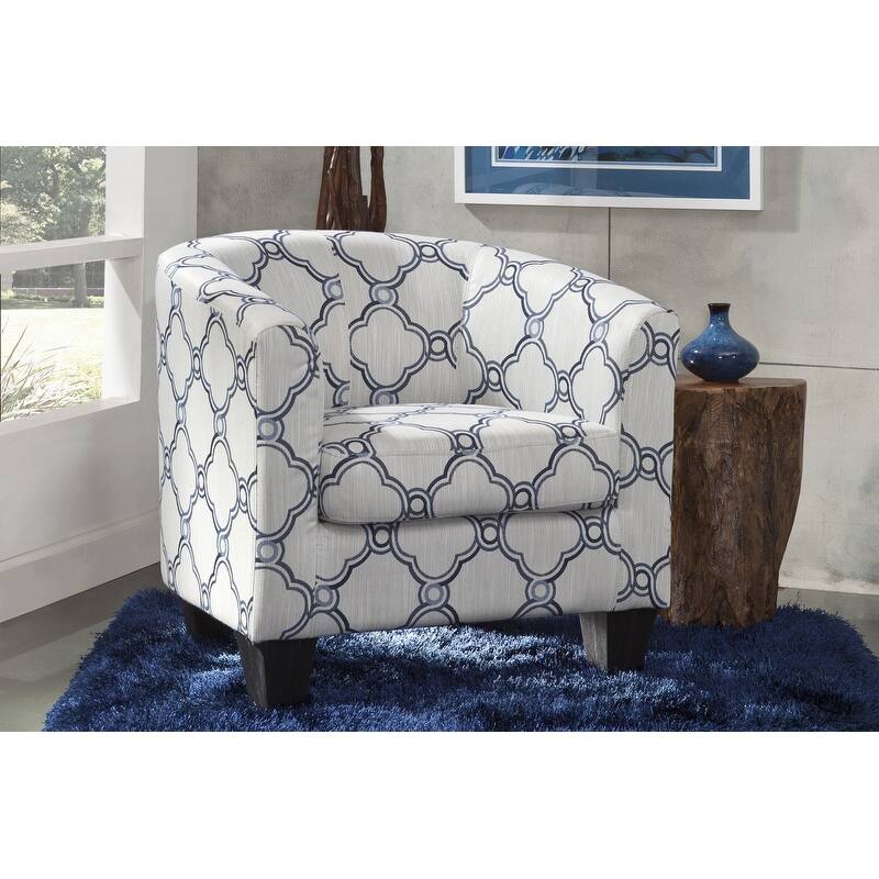 Grafton Home Enzo Upholstered Accent Barrel Chair