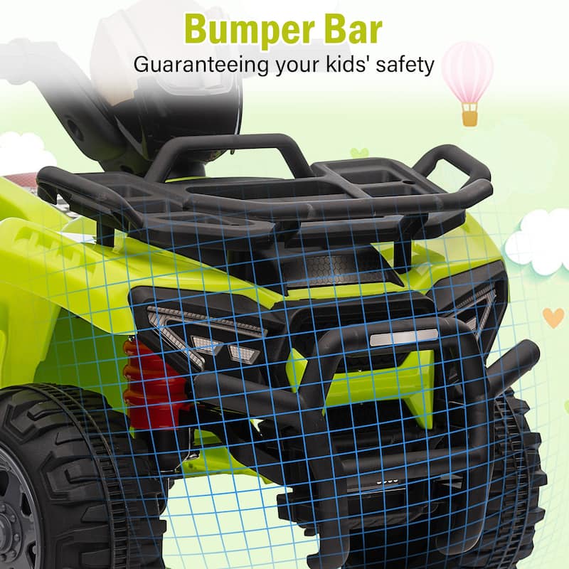 6V Ride On Car 4 Wheeler with Music for Toddlers 1-3 Years