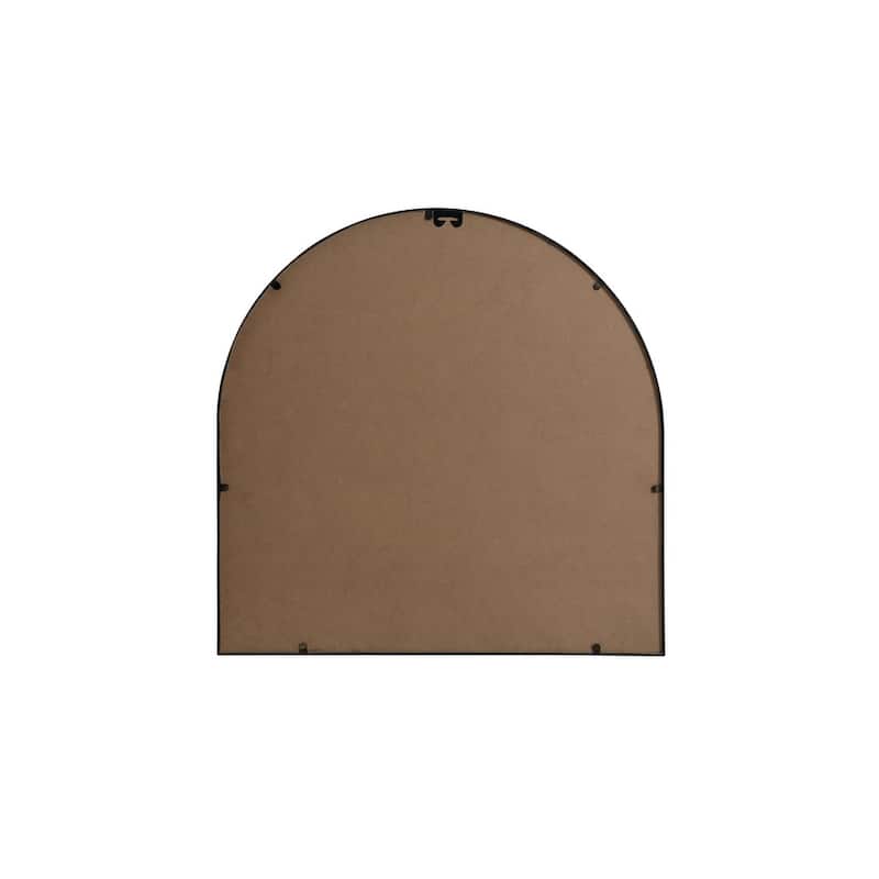 Indigo Home Metal Frame Arch Mirror 30x30 Inch