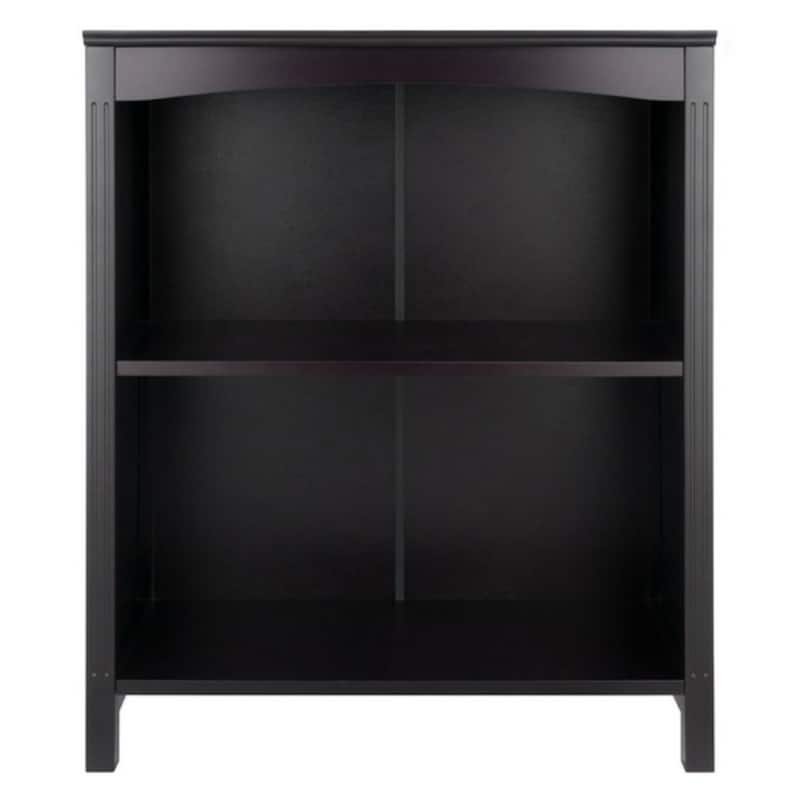 Terrace 2-Section Bookcase, Shelf, Espresso - 25.98 x 11.81 x 30 inches