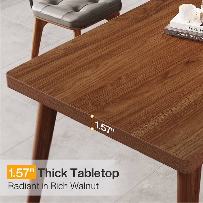 78.7” Extra Long 2-Person Wood Desk with Metal Legs